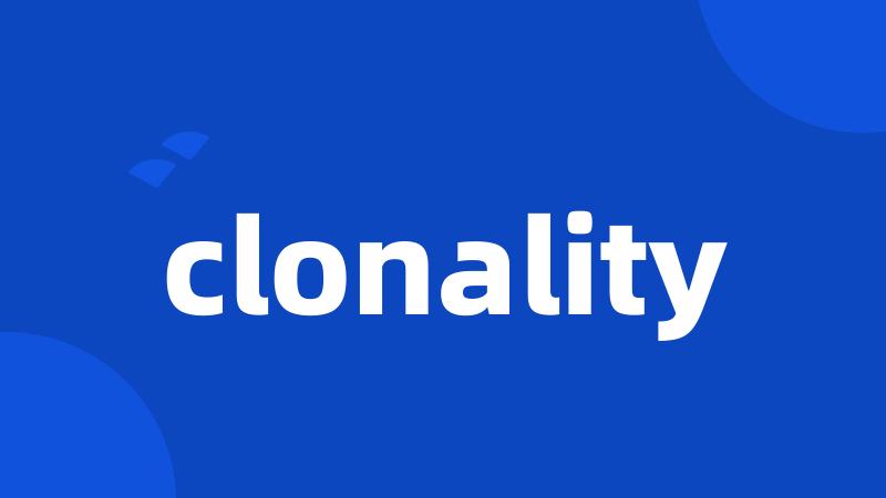 clonality