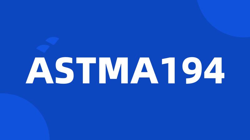 ASTMA194