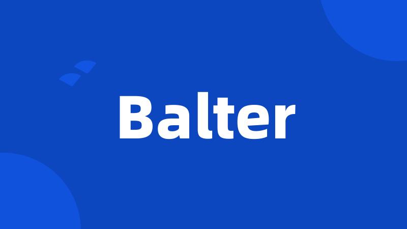 Balter