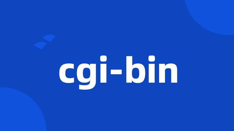 cgi-bin