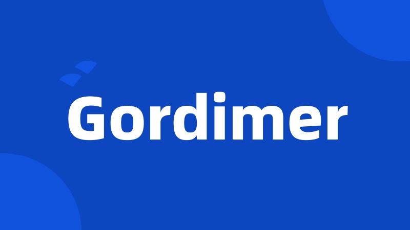 Gordimer