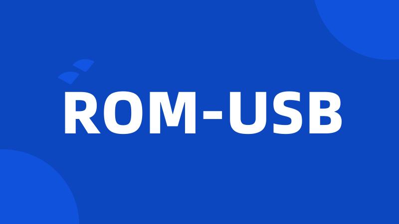 ROM-USB