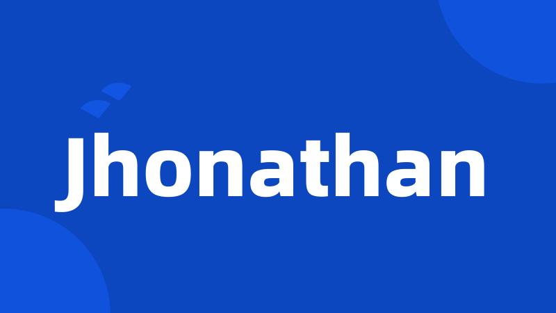 Jhonathan