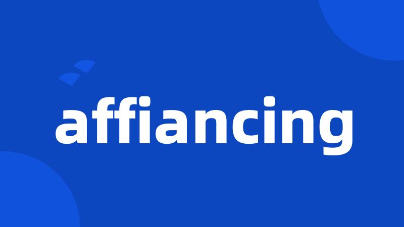 affiancing