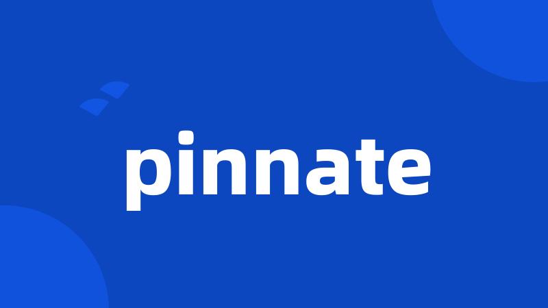 pinnate