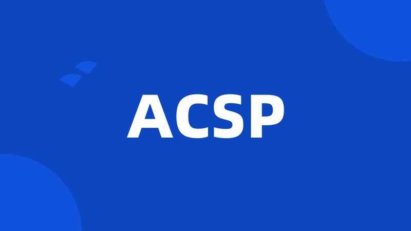 ACSP