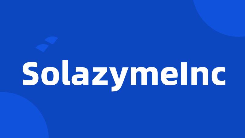 SolazymeInc