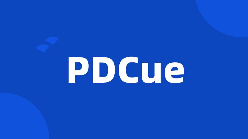 PDCue