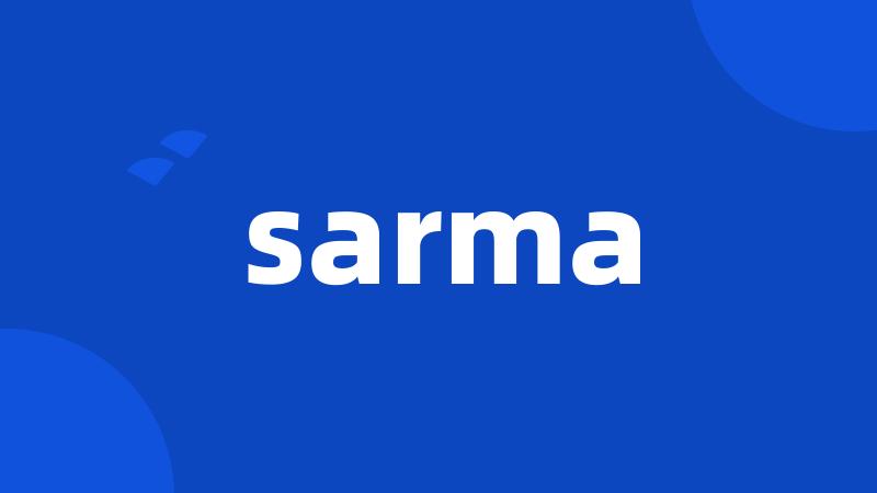 sarma