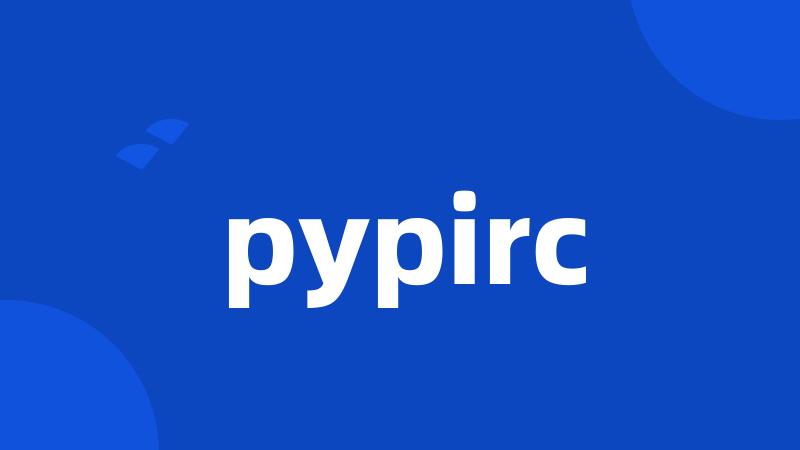 pypirc