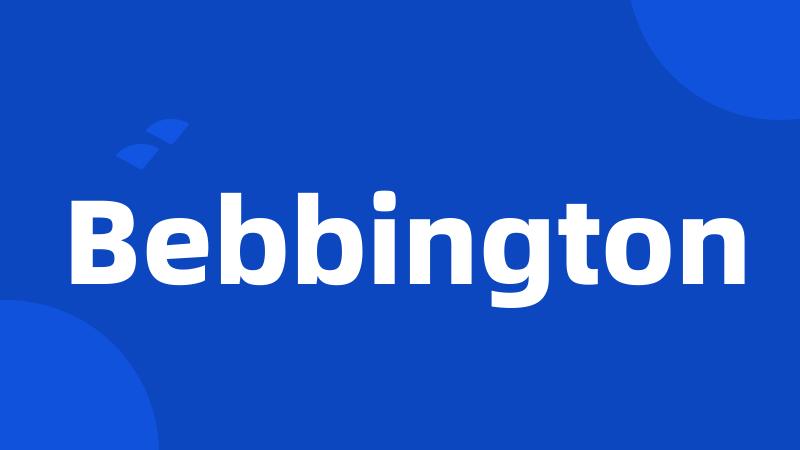 Bebbington