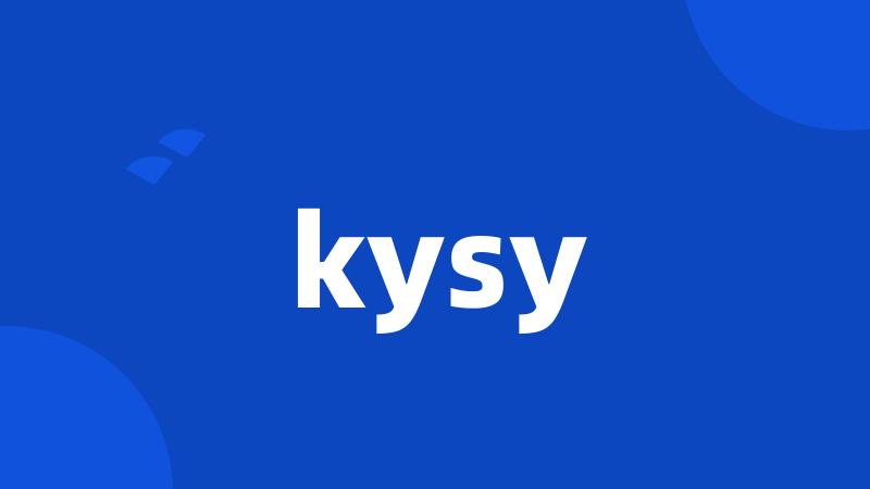 kysy