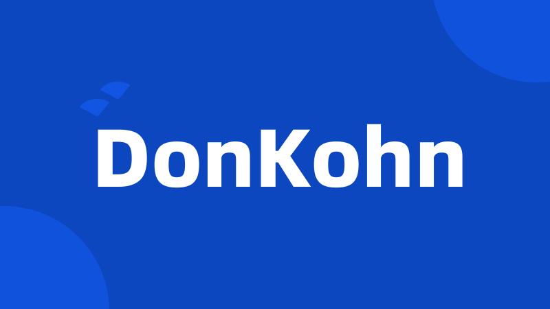DonKohn