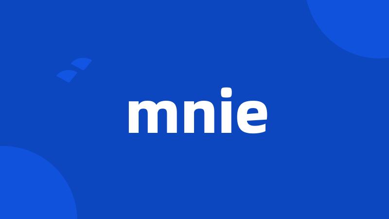 mnie