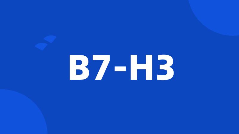 B7-H3