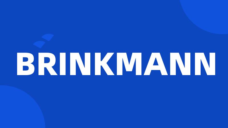 BRINKMANN