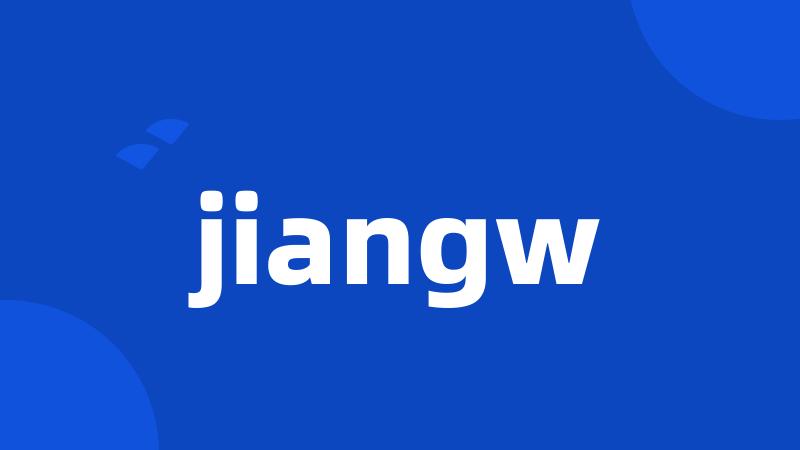 jiangw