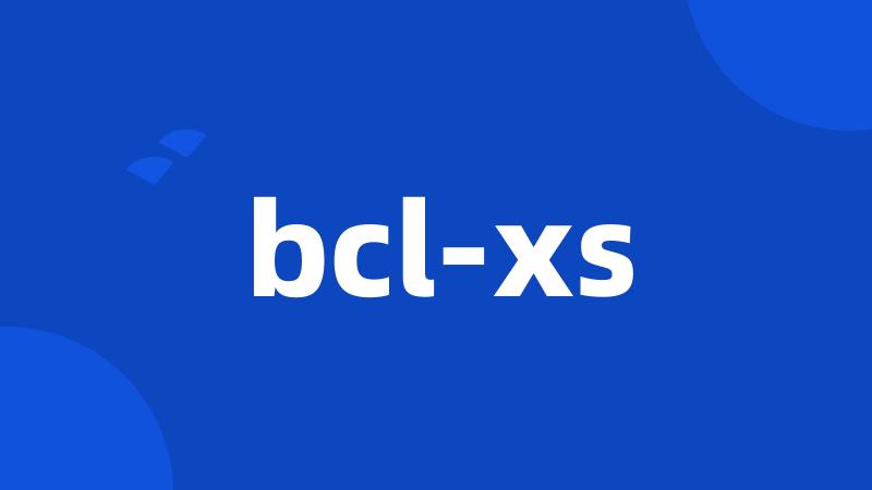 bcl-xs
