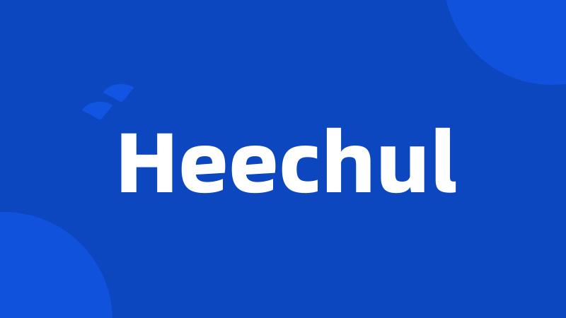 Heechul