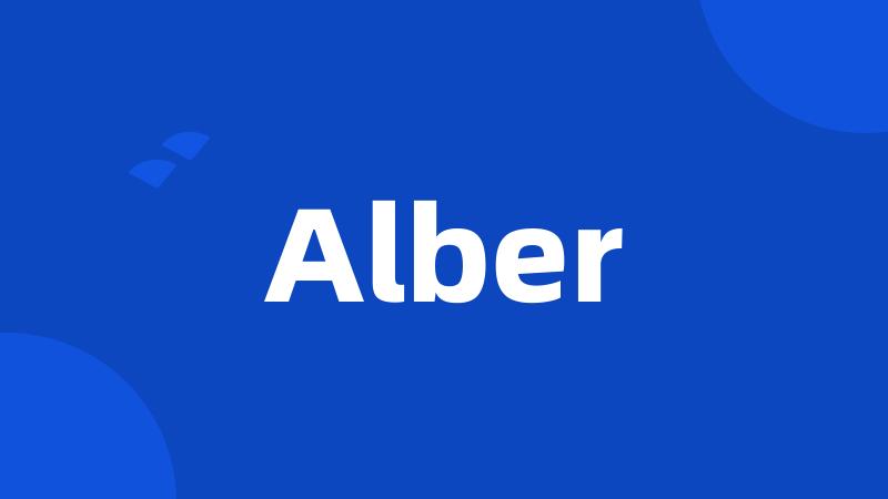 Alber