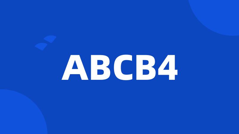 ABCB4