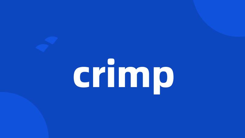 crimp