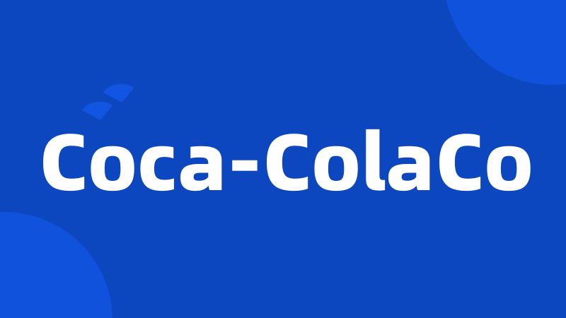 Coca-ColaCo