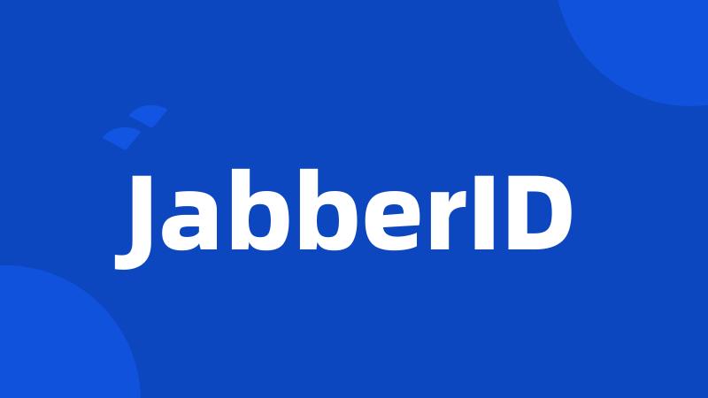 JabberID