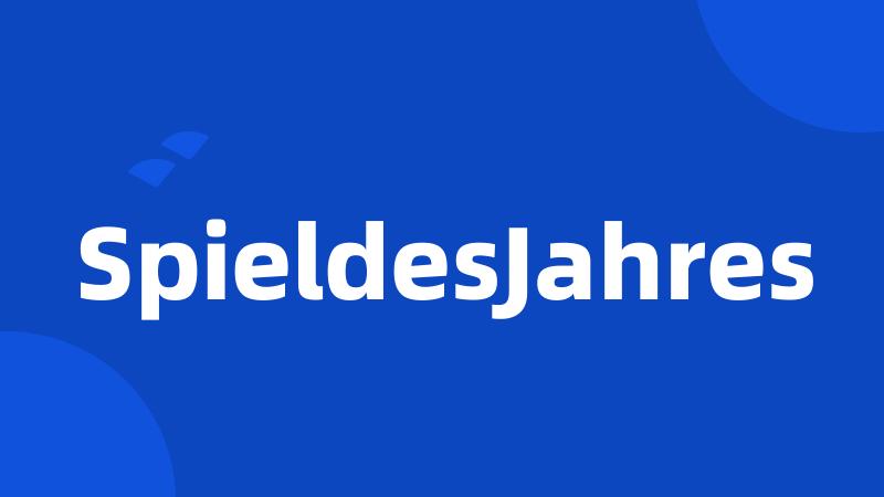 SpieldesJahres