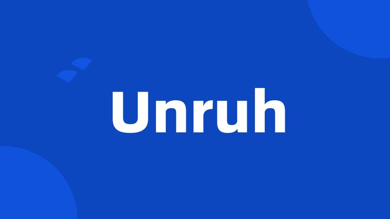 Unruh