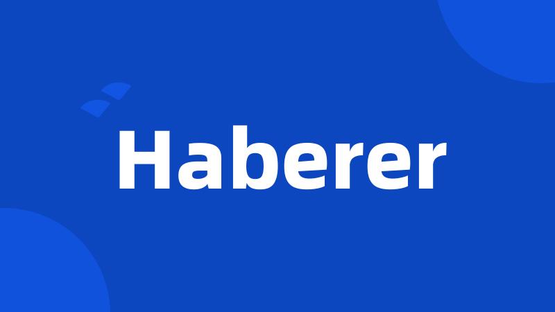 Haberer