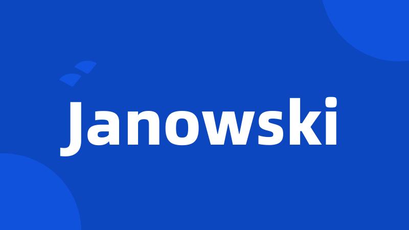 Janowski