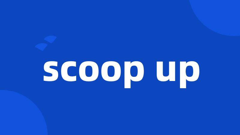 scoop up