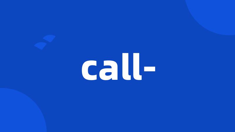call-