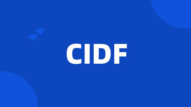 CIDF