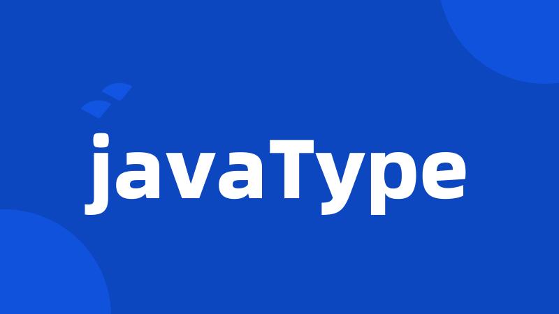 javaType