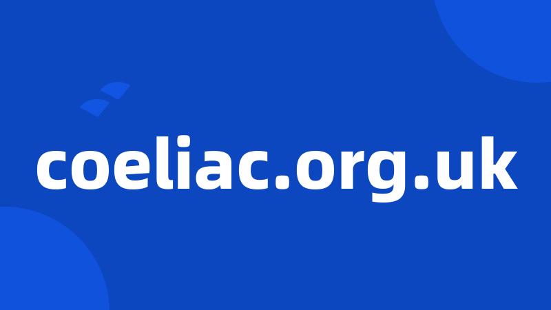 coeliac.org.uk