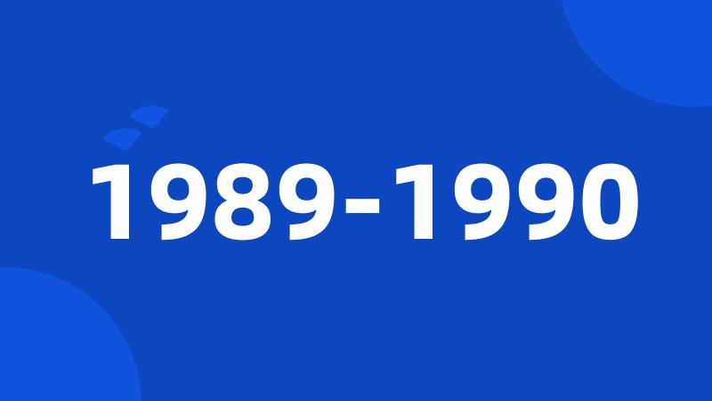 1989-1990