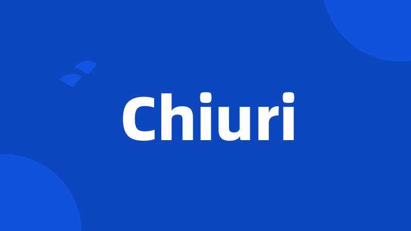 Chiuri