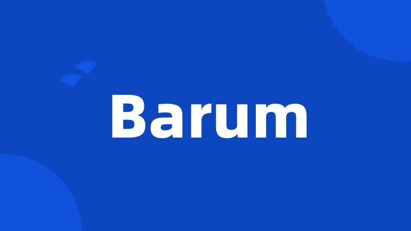 Barum