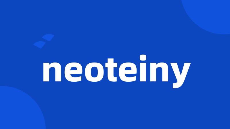 neoteiny