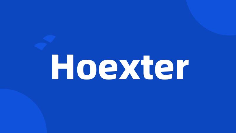 Hoexter