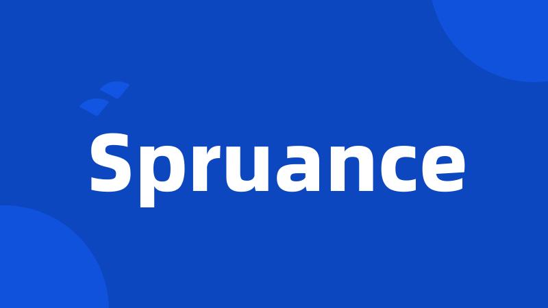 Spruance