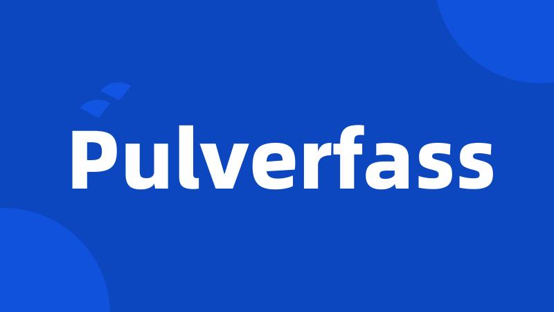 Pulverfass