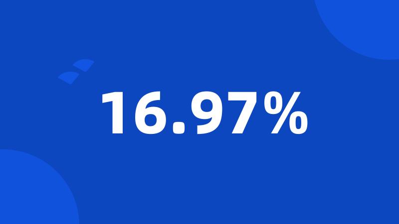 16.97%