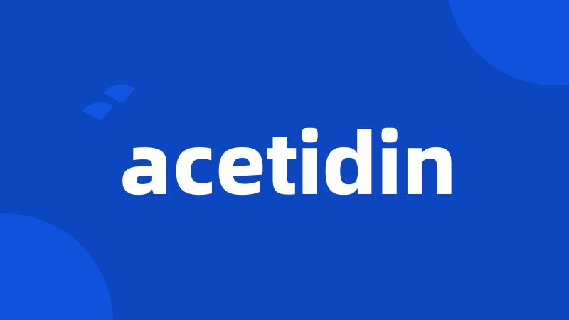 acetidin