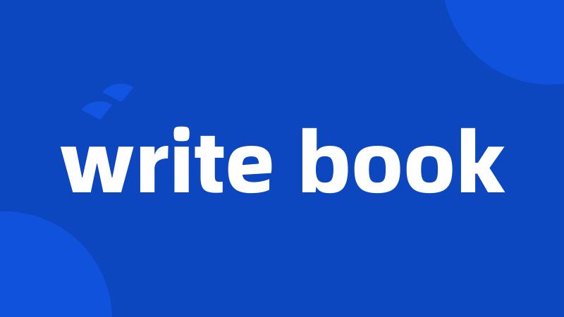 write book