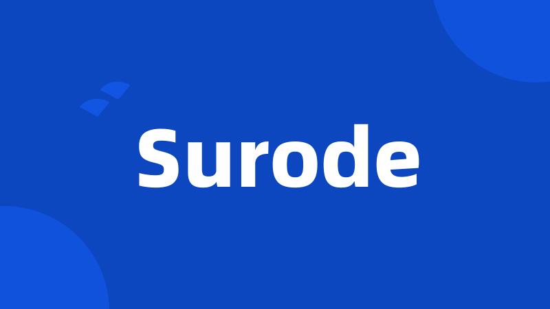 Surode