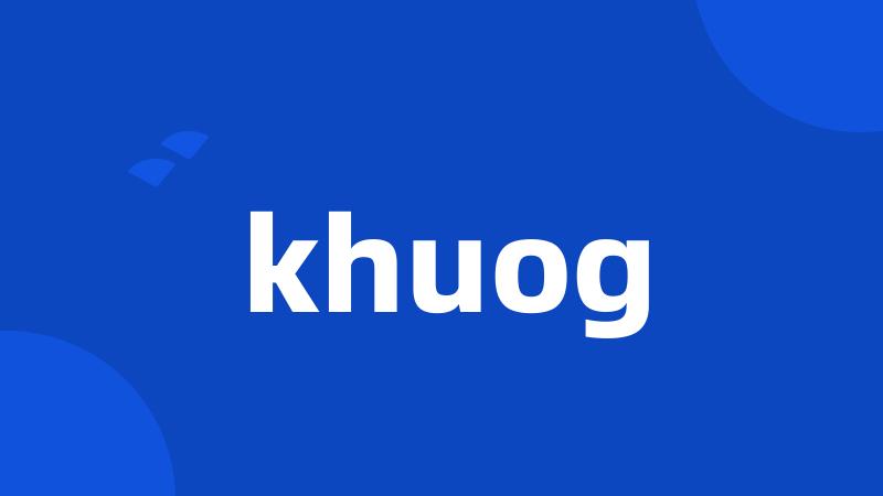 khuog