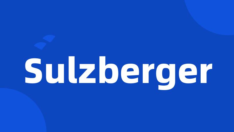 Sulzberger
